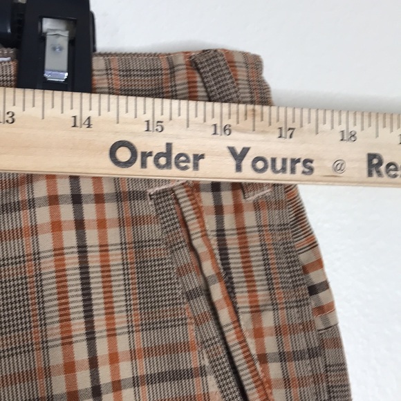 Volcom mens casual plaid trousers pants size 34 - Picture 5 of 12